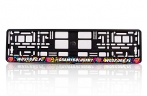 Ramki do tablic rejestracyjnych WOSP