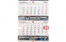 Kalendarz trojdzielny WOSP