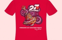 T-shirt WOSP dzieciecy czerwony110-116