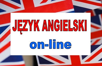 Plakat informacyjny o kursie nauki języka angielskiego