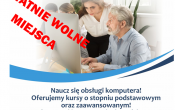 Plakat zapisy na kurs komputerowy