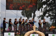 Dzieięcy zespół taneczny podczas występu na scenie