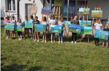 Dzieci prezentują swoje prace