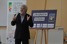 Zbigniew Kolba w trakcie spotkania autroskiego