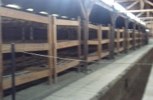 Wnetrze obozowego baraku