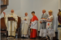 Księża i starostowie dożynek 