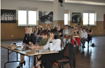 Jury konkursu recytatorskiego oraz publiczność 