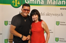 Gwiazdy wieczoru obchodów Dni Malanowa - Kordian Cieślik oraz Krystyna Giżowska 