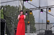 Koncert piosenkarki - jednej z gwiazdy wieczoru 