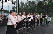 Kilkunastoosobowy zespół ludowo-wokalno-instrumentalny 