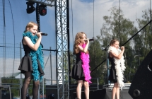 Kwartet wokalny na scenie 