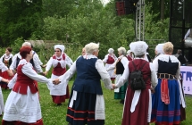 Uczestnicy festiwalu folklorystycznego 