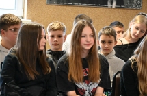 Uczestnicy konkursu wiedzy o gminie malanów 