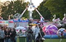 Widok na wesołe miasteczko 