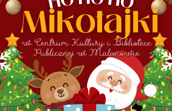 Red Illustrative Secret Santa Gift Exchange Poster