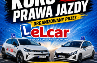 Plakat Konkurs Wygraj kurs prawa jazdy B