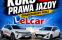 Plakat Konkurs Wygraj kurs prawa jazdy B