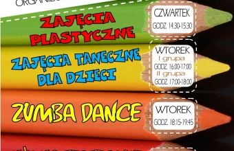 Plakat zajecia organizowane przez CKiBP
